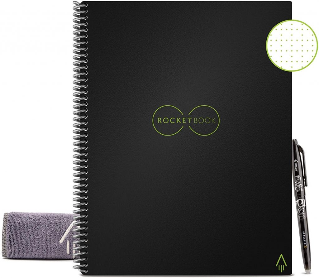 Rocketbook Everlast Smart Reusable Notebook - Letter A4 - Black ...