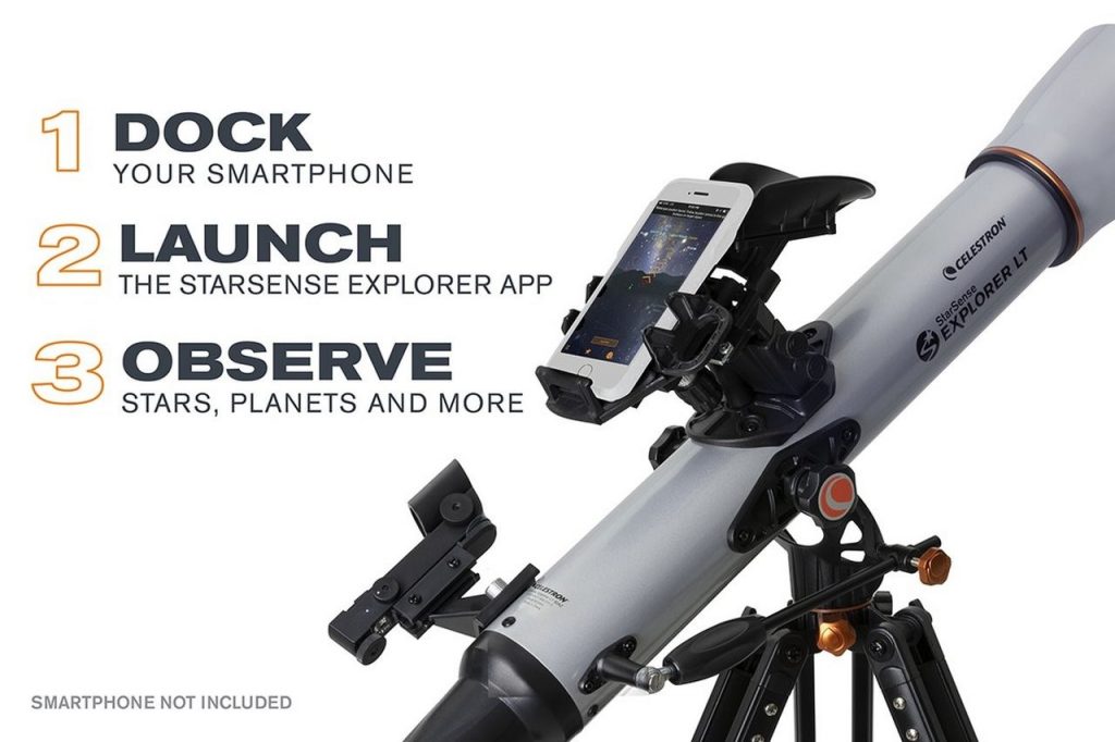 Celestron StarSense Explorer™ LT 80AZ Smartphone App-Enabled Refractor  Telescope